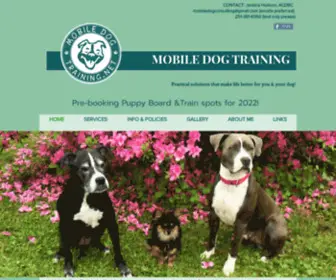 Mobiledogtraining.net(Mobile Dog Training) Screenshot