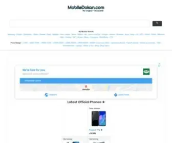 Mobiledokan.com(Mobile Phone Price in Bangladesh 2023) Screenshot