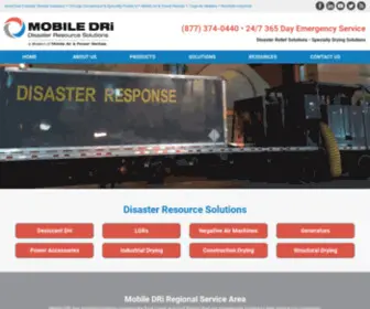 Mobiledri.com(Desiccant Dehumidifiers) Screenshot