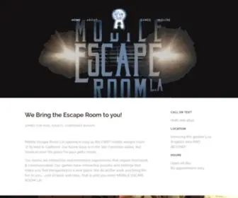 Mobileescaperoomla.com(Mobile Escape Room LA) Screenshot