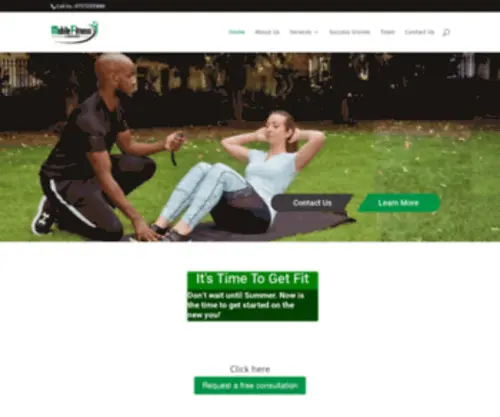 Mobilefitnesslondon.co.uk(Started in 2012 Mobile Fitness London) Screenshot