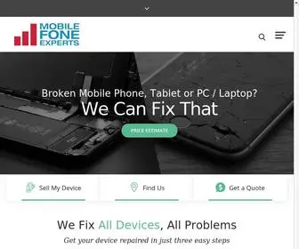 Mobilefoneexperts.com(Mobile Fone Experts iPhone iPad Repairs Same Day in Ipswich) Screenshot