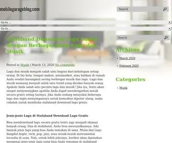 Mobilegarageblog.com(Mobile Garage Blog) Screenshot