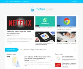 Mobilegyaan.com(The Gadgets Blog) Screenshot