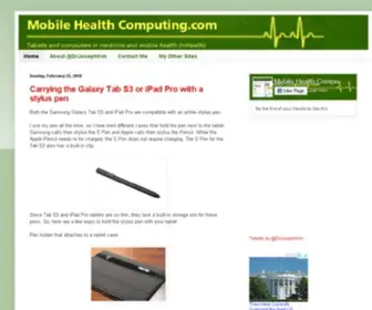 Mobilehealthcomputing.com(Mobile Health Computing) Screenshot