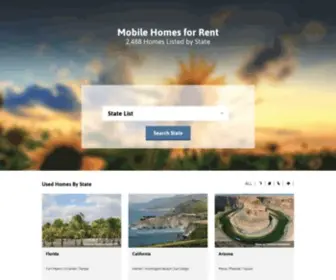 Mobilehomes-For-Rent.com(Used Homes For Rent) Screenshot