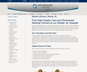 Mobileinfirmary.com(Mobile Infirmary) Screenshot