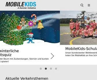 Mobilekids.net(MobileKids ist weltweit unterwegs für mehr Verkehrssicherheit) Screenshot