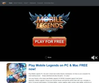 Mobilelegends-PC.com(Play Mobile Legends on PC & Mac FREE now) Screenshot