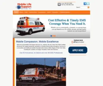 Mobilelife.com(Mobile Life Support Services Inc) Screenshot