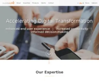 Mobilelive.ca(Accelerating Digital Transformation) Screenshot