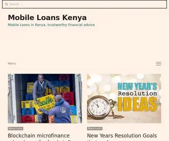 Mobileloansinkenya.com(Mobile Loans in Kenya) Screenshot