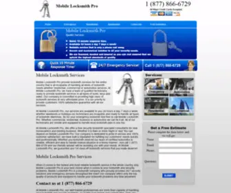 Mobilelocksmithpro.com(Mobile Locksmith) Screenshot