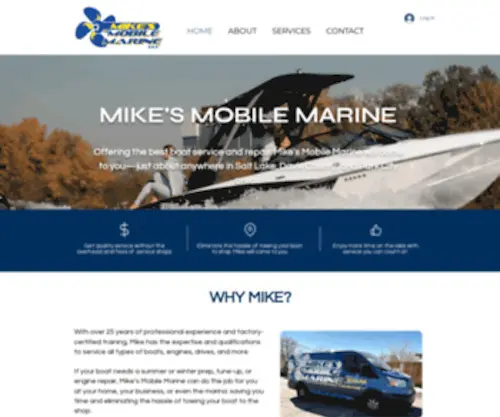 Mobilemarineman.com(Mobile Boat Service and Repair) Screenshot