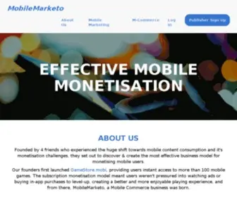 Mobilemarketo.com(Mobilemarketo) Screenshot