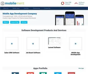 Mobilemerit.com(Android and iphone App Development Company) Screenshot