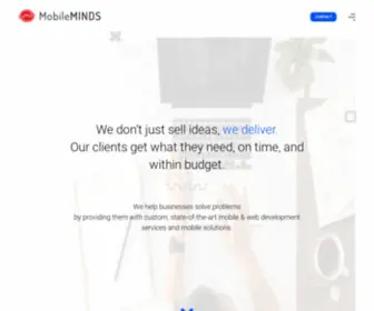 Mobilemindsinc.com(Because execution matters) Screenshot