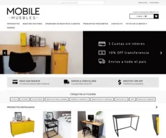 Mobilemueblesyobjetos.com.ar(MOBILE MUEBLES Y OBJETOS) Screenshot