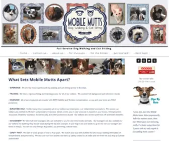 Mobilemutts.com(Full Service Dog Walking and Cat Sitting) Screenshot