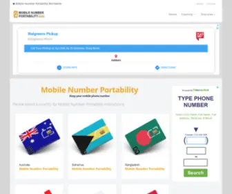 Mobilenumberportability.com(Mobile Number Portability) Screenshot