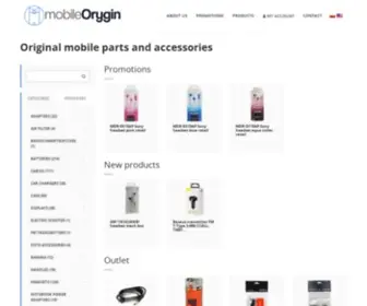 Mobileorygin.com(Oryginalne akcesoria GSM) Screenshot
