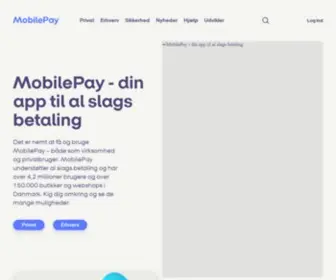 Mobilepay.dk(Betal nemt med mobilen) Screenshot