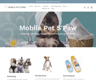 Mobilepetspaw.ca(Mobile Pet S'Paw) Screenshot