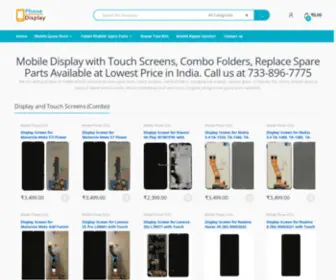 Mobilephonedisplay.in(Buy Mobile Display with Touch Screens) Screenshot