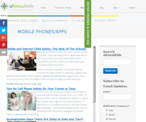 Mobilephonemonitor.com(Mobile Phone Monitor) Screenshot