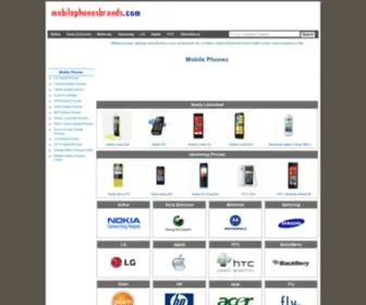 Mobilephonesbrands.com(Mobile Phone Review) Screenshot