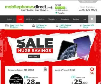 Mobilephonesdirect.co.uk(Compare Mobile Phone Deals) Screenshot