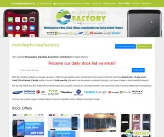 Mobilephonesfactory.co.uk(Mobile Phones Factory) Screenshot