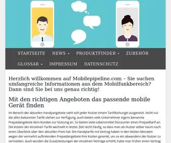 Mobilepipeline.com(Herzlich willkommen auf) Screenshot