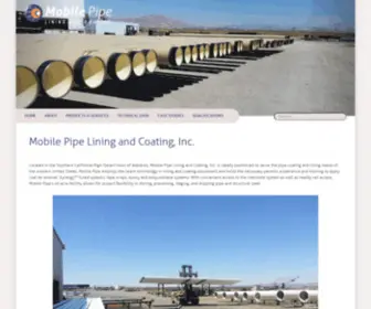Mobilepipewrappers.com(Mobile Pipe Lining & Coating) Screenshot