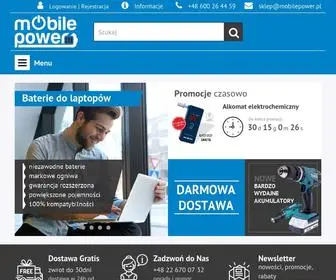 Mobilepower.pl(Baterie do laptopów i elektronarzędzi) Screenshot