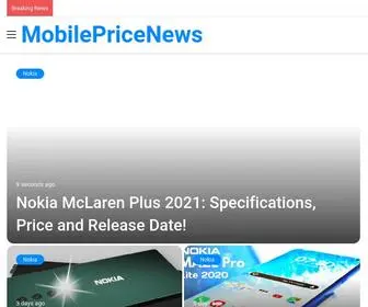 Mobilepricenews.com(Mobile Phone Release Date) Screenshot