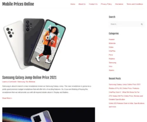 Mobilepricesonline.com(Mobile Prices Online) Screenshot