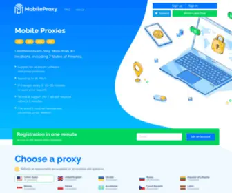 Mobileproxy.com(Buy mobile proxies 4G/LTE) Screenshot