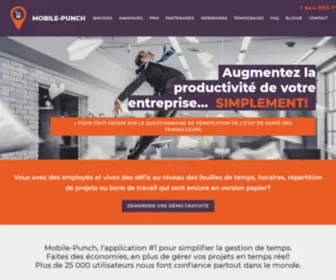 Mobilepunch.com(Mobile-Punch, l'application #1 pour simplifier la gestion de temps) Screenshot