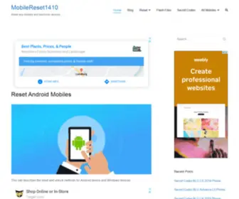 Mobilereset1410.com(Reset & Unlock any Android mobiles & Windows devices) Screenshot