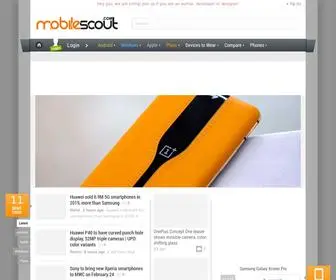 Mobilescout.com(The right place for mobile technology) Screenshot
