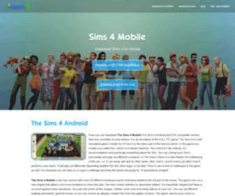 Mobilesims4.mobi(The Sims 4 Mobile) Screenshot