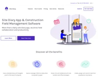 Mobilesitediary.com(Construction Site Diary App & Site Management Software) Screenshot