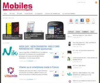 Mobilesmag.com(Le blog de Mobiles Magazine) Screenshot