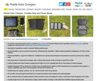Mobilesolarchargers.co.uk(Mobile Solar Chargers) Screenshot