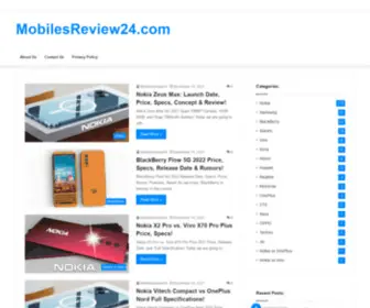 Mobilesreview24.com(Mobile Release Date) Screenshot