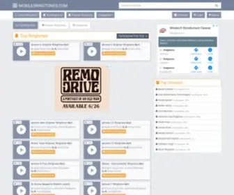 Mobilesringtones.com(Download Free Ringtones) Screenshot