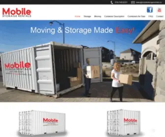 Mobilestoragerentals.ca(Mobile Storage Rentals) Screenshot