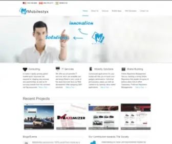 Mobilestyx.co.in(Mobility Solutions) Screenshot