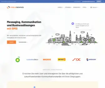 Mobiletechnics.ch(Business Messaging und Kommunikation) Screenshot